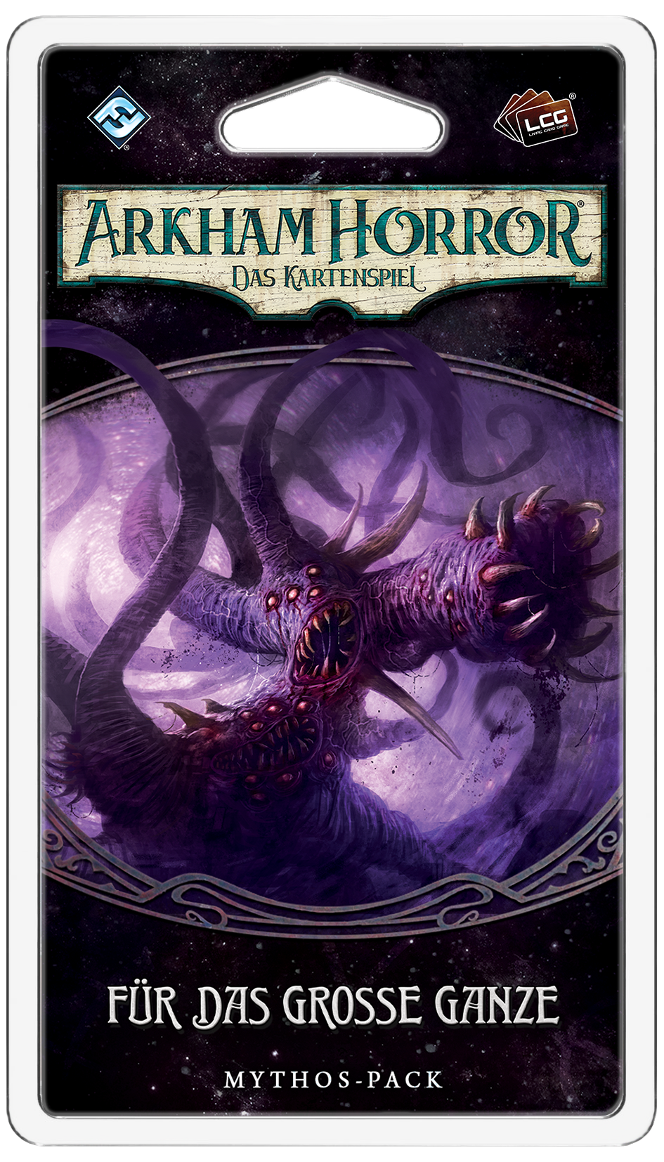 Das Mythos Pack Für das Große Ganze zugehörig zur Arkham Horror LCG Erweiterung Der gebrochene Kreis