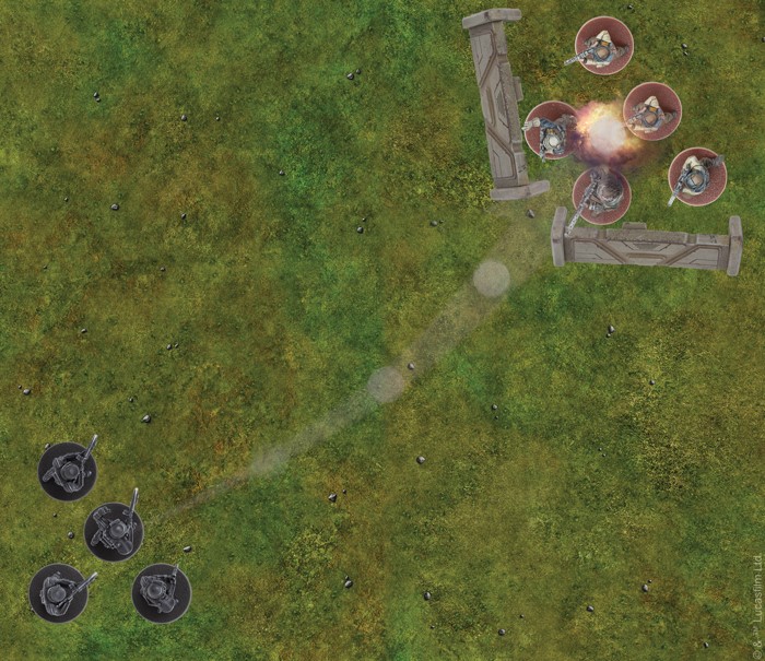 Schlachtfeld von Star Wars Legion