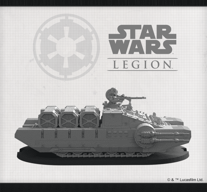 Miniatur des TX-225 GAVw Besatzer Kampfangriffspanzer für Star Wars™: Legion
