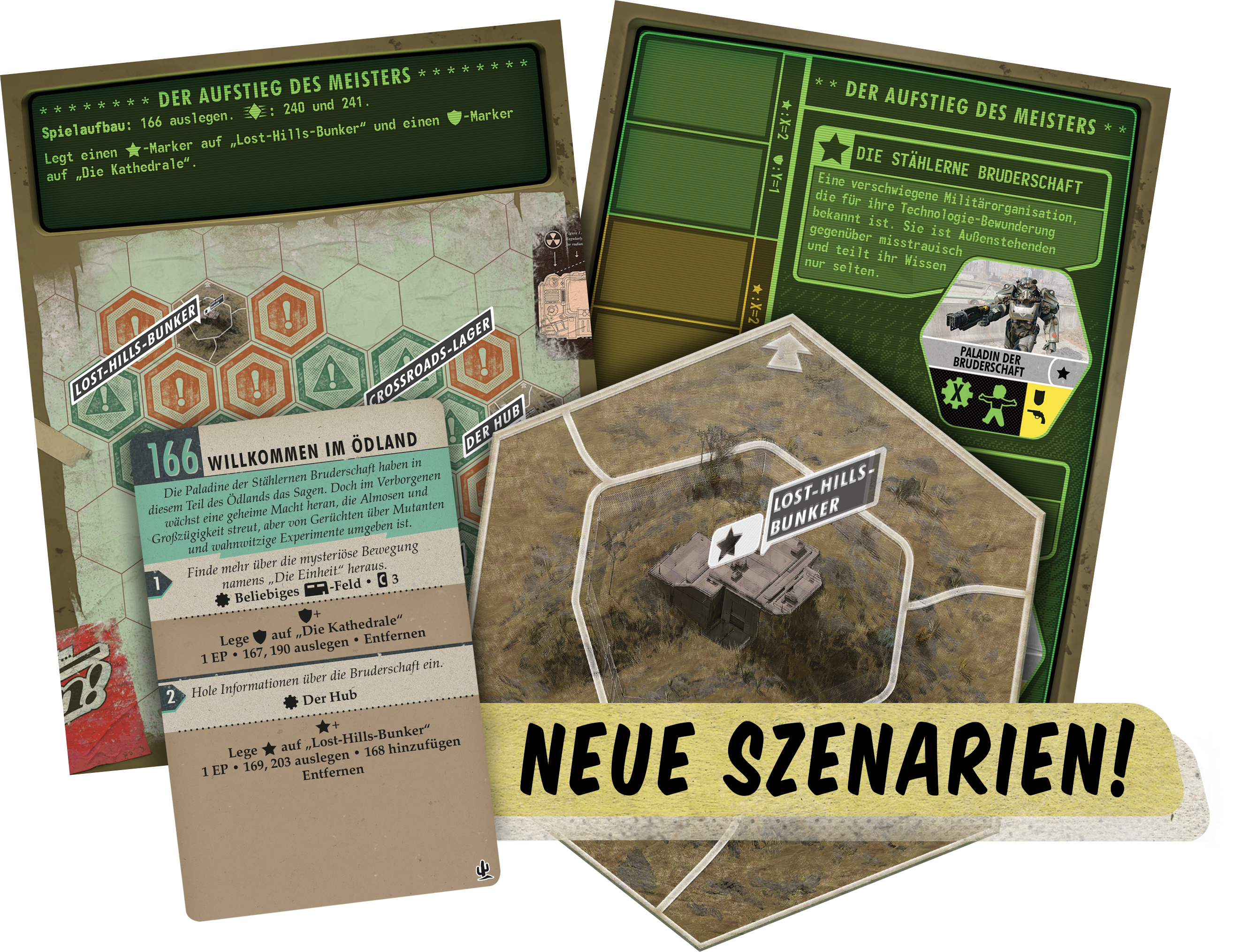 Boxinhalt Fallout Brettspiel